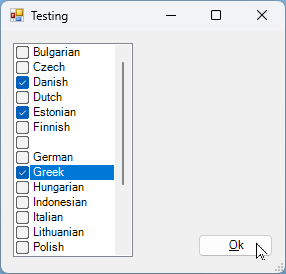 02 CheckedListBox
